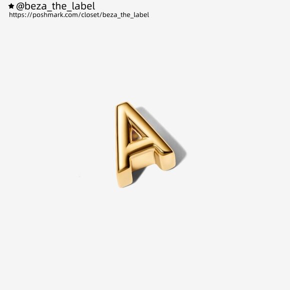 Pandora Letter A Alphabet Charm - Picture 3 of 5